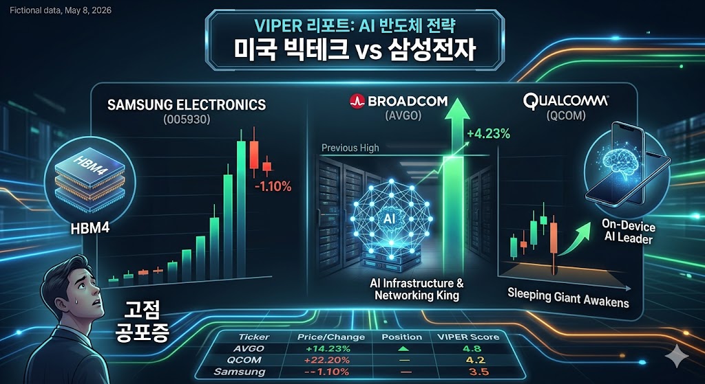 [AVGO & QCOM]삼성전자 들어가기 두렵다면?